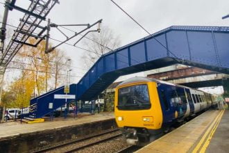 A £320,000 major overhaul of Congleton stations footbridge brings improvements for passengers and rail staff