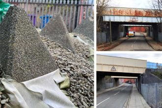 Rare roadside relics used by railway workers to create World War II memorial in Liverpool