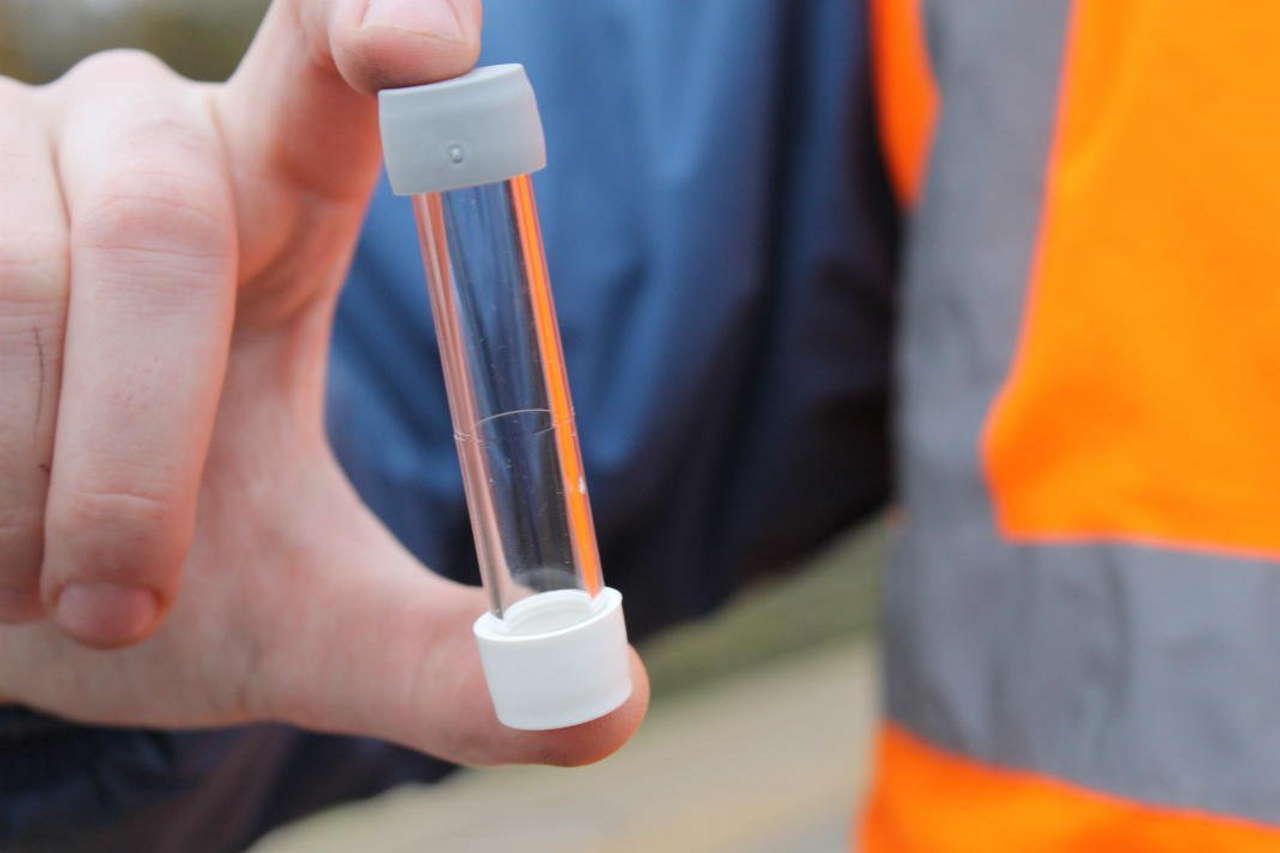 A diffusion tube used to measure air quality