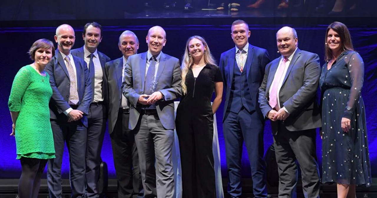 (Community Rail Network - left), Mark Hopwood (GWR, second from right) and Claire Mann (South Western Railway, right)