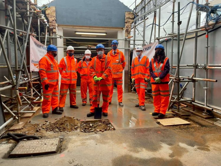 Ground-breaking event, Finsbury Park station