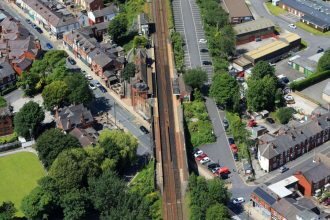 Rail replacement buses on Hope Valley line for Romiley station improvements