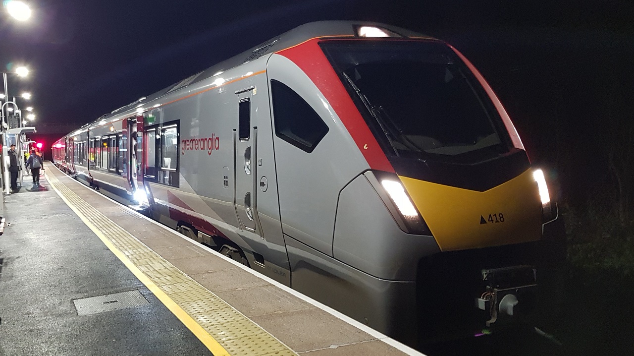 Soham station first train