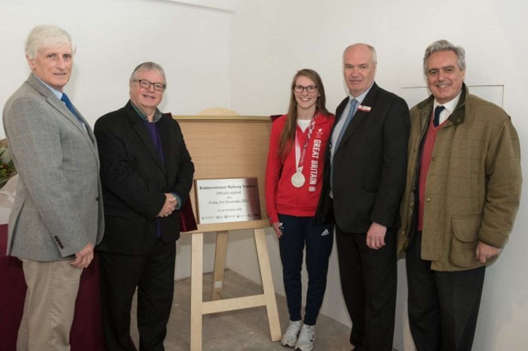 Rebecca Redfern unveiled a special plaque