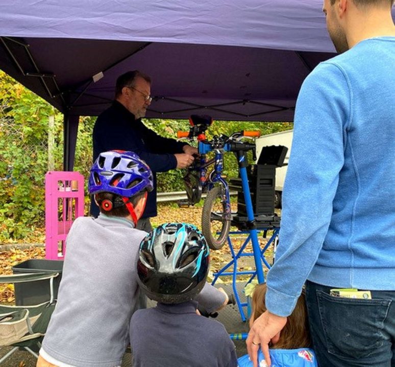 Milford station Bike fixing