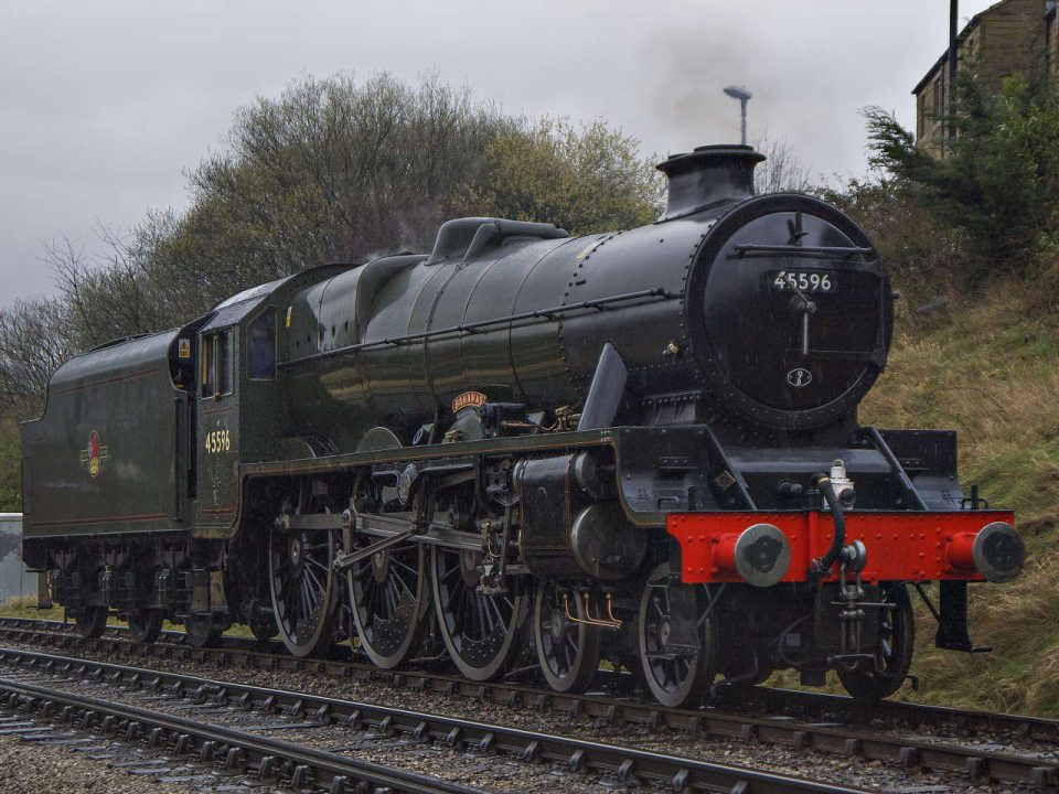 45596 Bahamas at the Keighley & Worth Valley Railway. // Credit: Sam Steventon