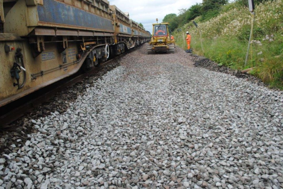 Track renewal Kilmarnock line 2019