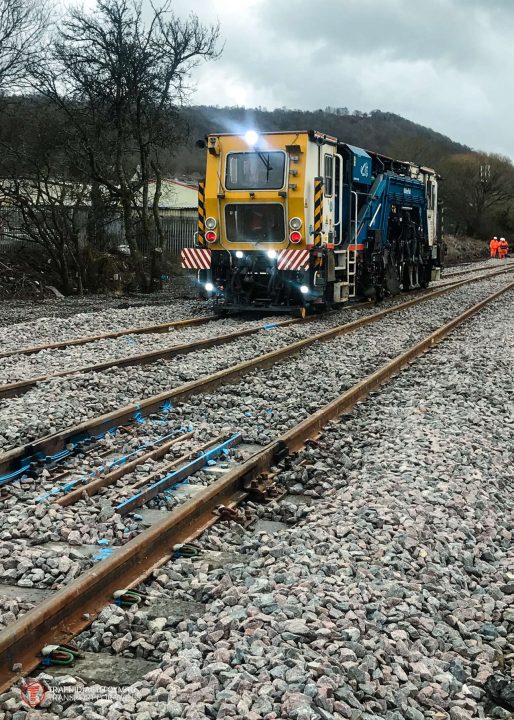 South Wales Metro construction work