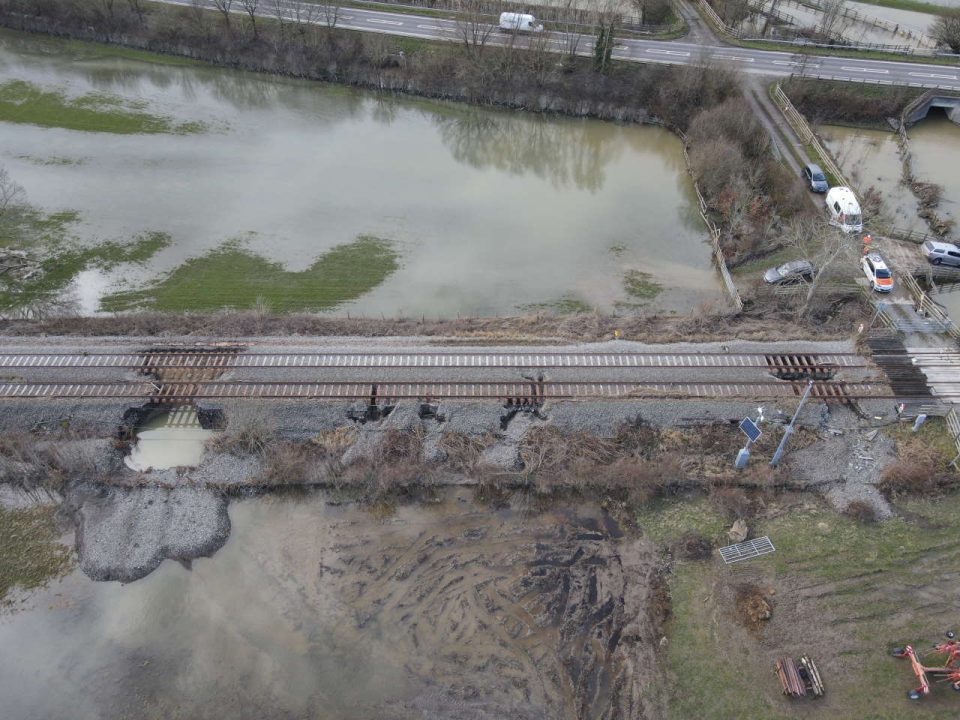 Storm Franklin brought devastation to the Cambrian Line