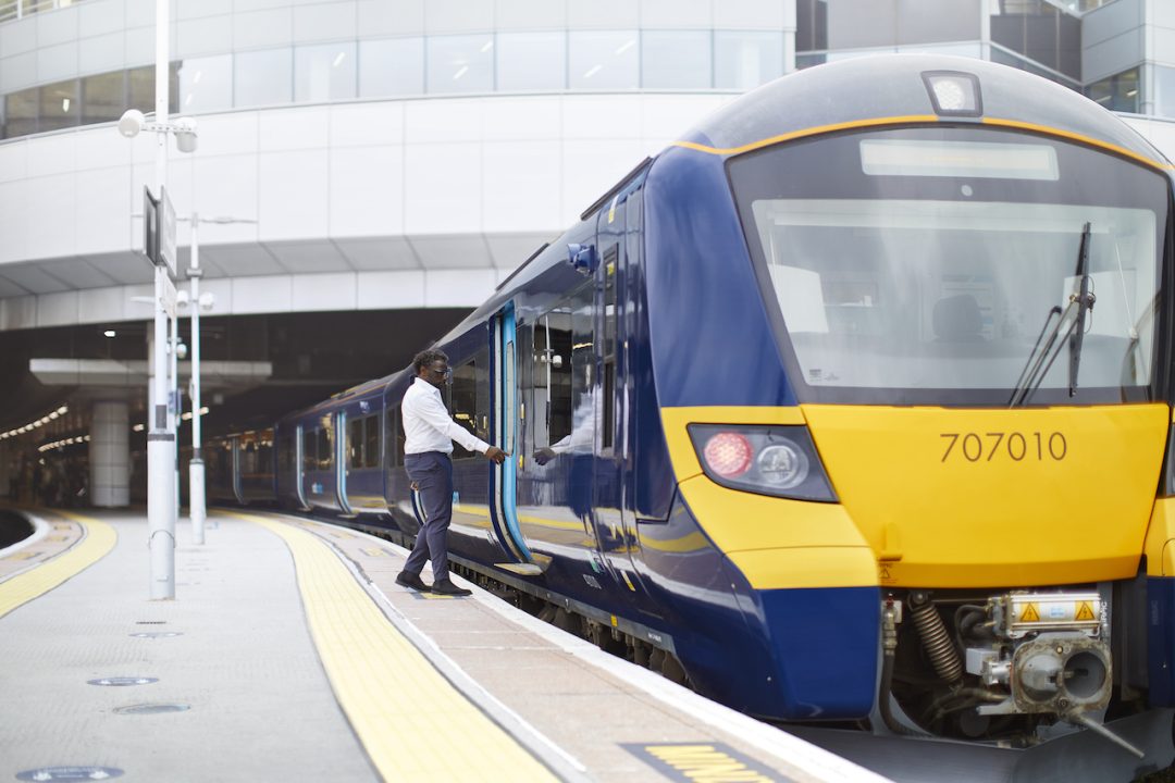 Class 707 at Cannon Street