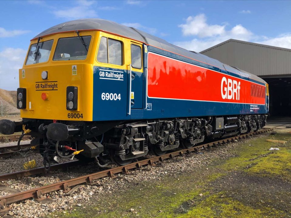 Gb Railfreight Unveil Heritage Livery For Class 69 Locomotive