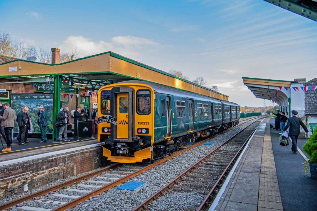 The re-opening of Okehampton station on the GWR route, Devon took place today with the RT Honorable Grant Shapps, Transport Minister as the guest to officially open the line. Photographs by Jack Boskett