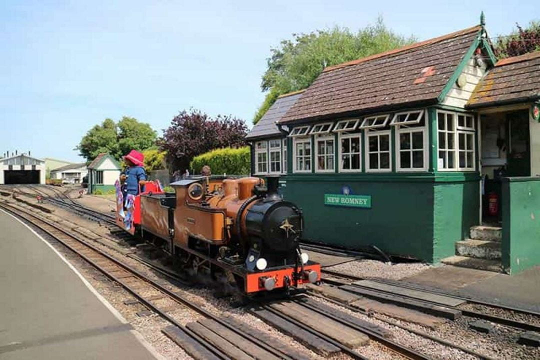 A loco at New romney