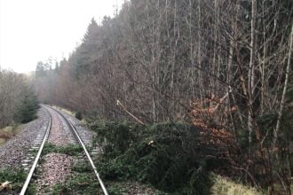 Train services in Scotland to end early today due to Storm Dudley