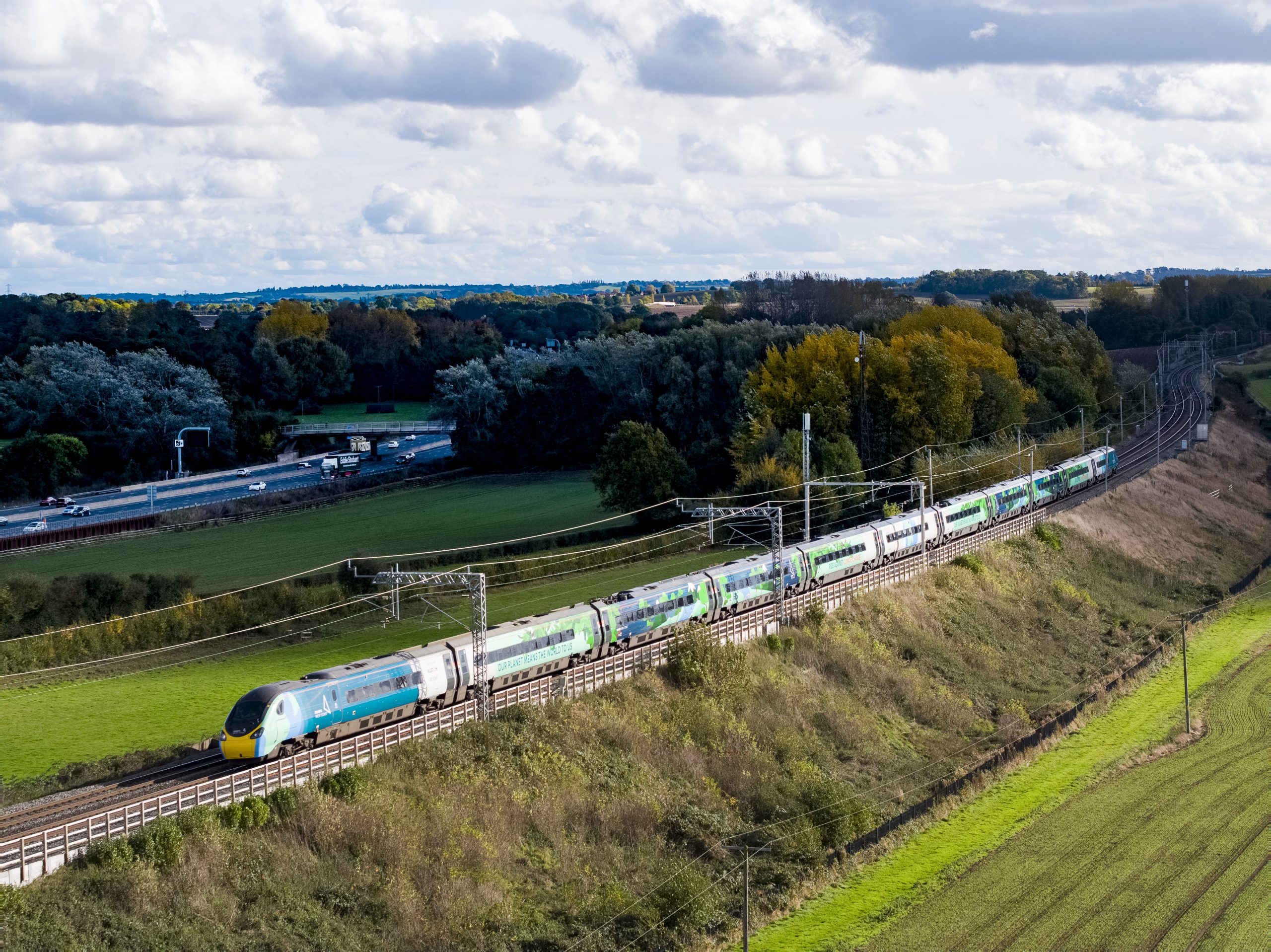 Avanti West Coast COP26 climate train shots (2)