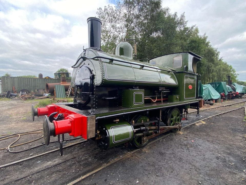 No. 1827, the former works shunter at Gorton