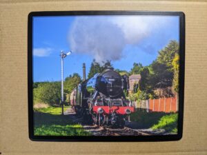 Flying Scotsman approaching Townsend Fold crossing