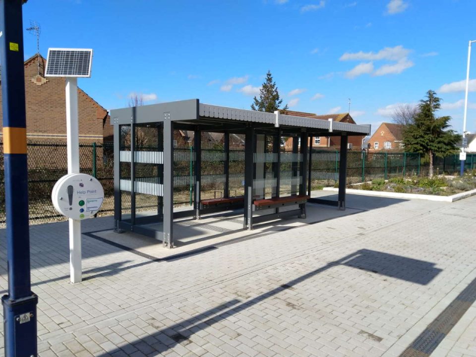 New Shelter at Spalding Station.