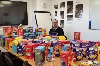 Greater Anglia staff organise Easter egg appeal for sick children