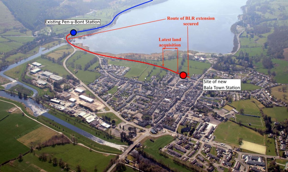 Bala Lake Railway extension