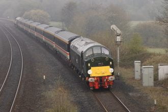 WATCH: Class 40 locomotive D213 Andania on The Norfolk Coast Express