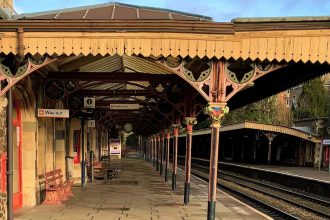 Great Malvern station’s Victorian Platform canopies are undergoing renovation