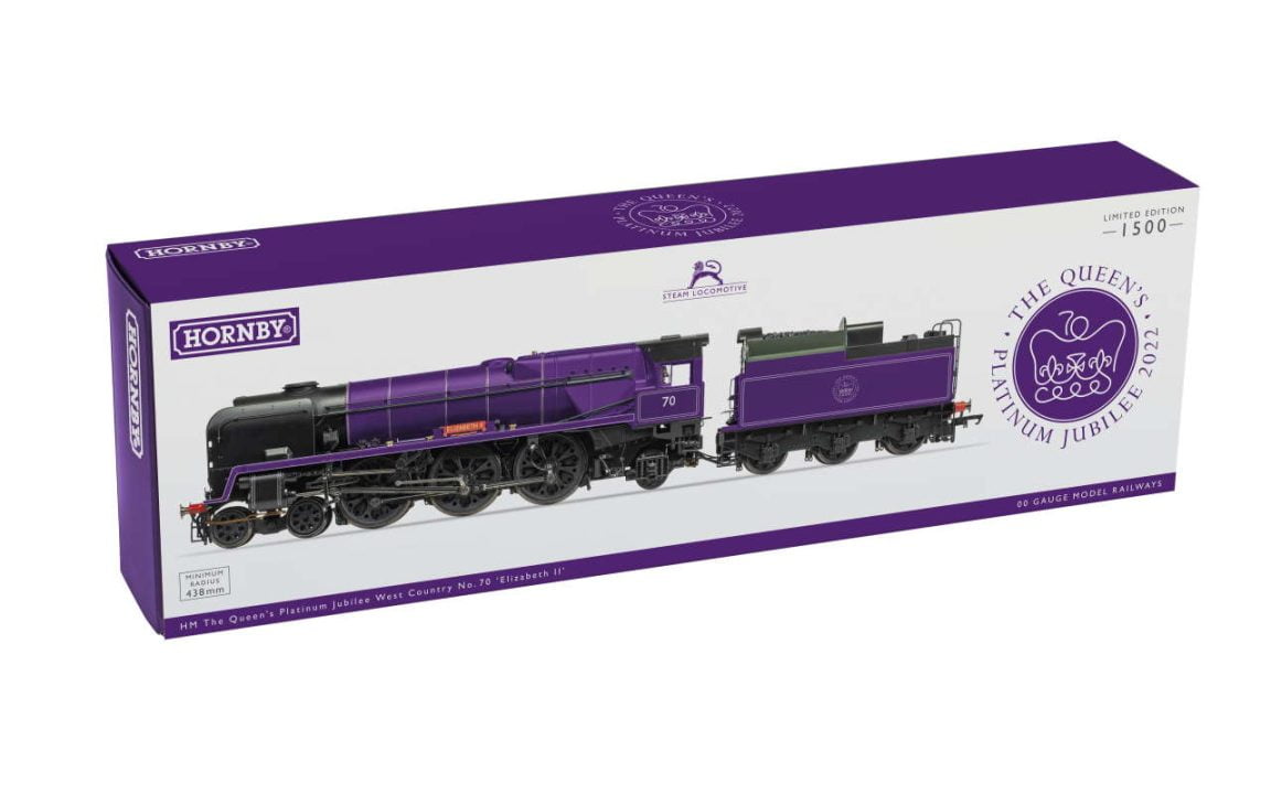 Hornby's 00 gauge model of 'Elizabeth II'