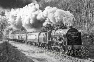 Steam locomotive 46100 Royal Scot to pass through London and Surrey this Thursday