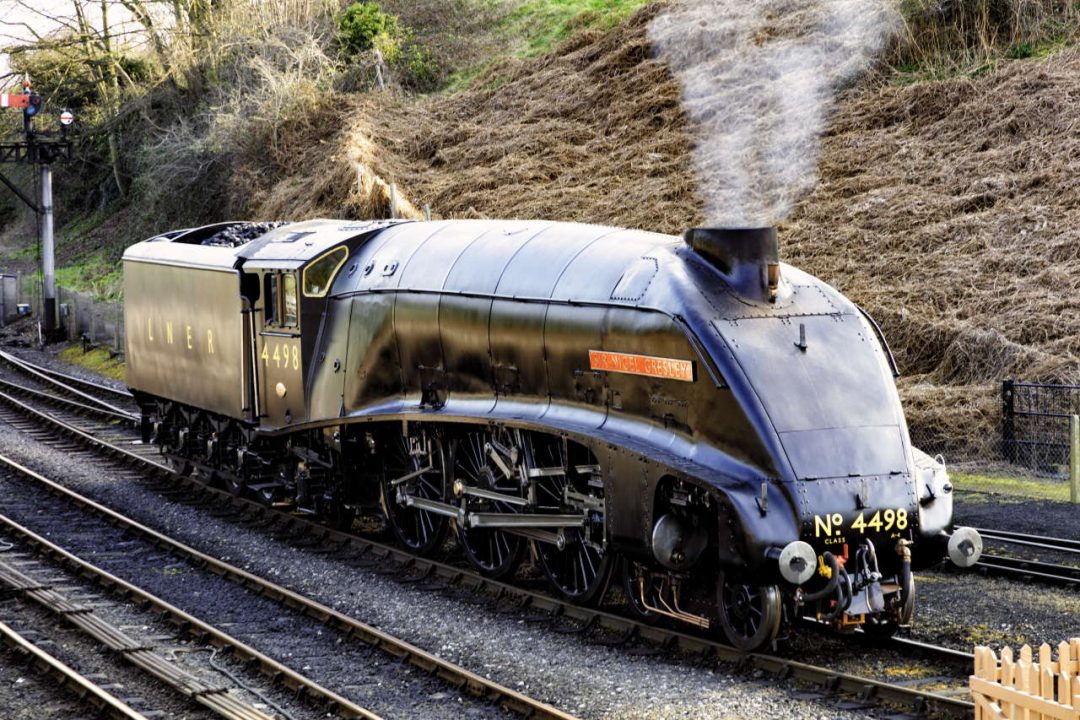 Sir Nigel Gresley at Bridgnorth.