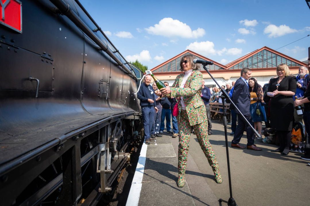 Ceremony for the overhaul completion of 60007 Sir Nigel Gresley