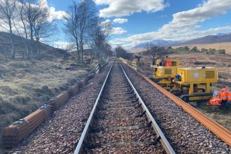 £7m of major track renewals completed on Scotland’s West Highland Line