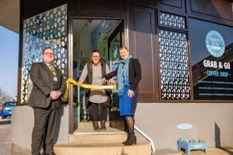 Merseyside railway station welcomes dog friendly coffee shop