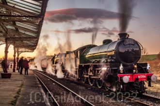 Steam locomotive 61306 Mayflower to pass through Derbyshire this week