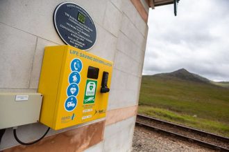 Railway workers save a life at a Fife station