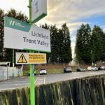 lichfield Trent Valley sign