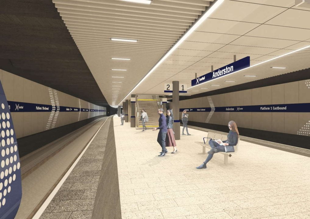 Anderston Station artist impression