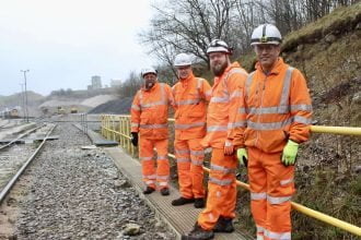 Network Rail finishes £600k safety work at Derbyshire quarry sidings