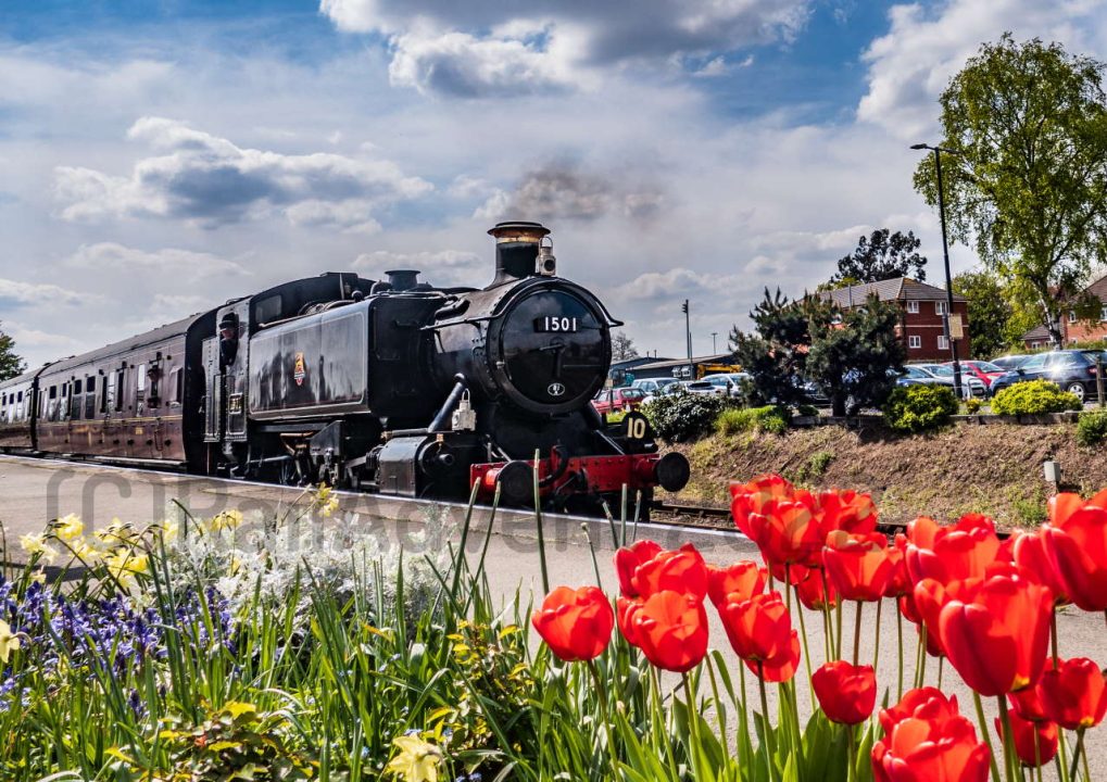 1501 at Kidderminster, Severn Valley Railway