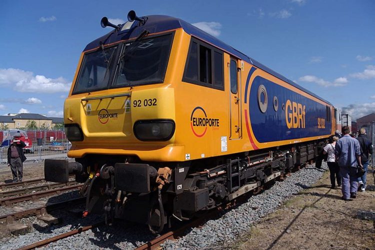 GBRf Class 92 at Railfest