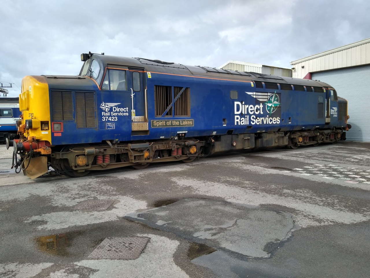 37 423 Spirit of the Lakes on display at the museum