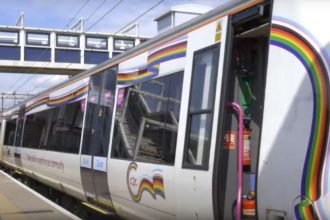 WATCH: c2c unveils new Trainbow Class 357 design ahead of Southend Pride