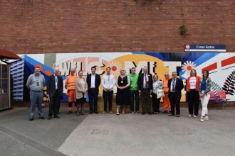 Artwork unveiled on platform at West Yorkshire railway station