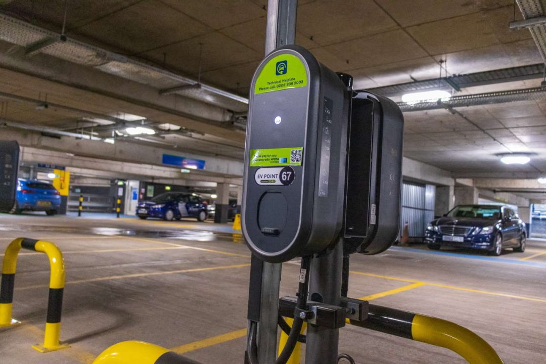 Edinburgh Waverley EV charging points