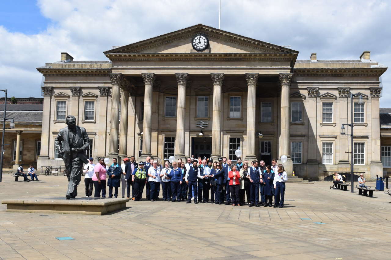 TransPennine Express colleagues gather to honour Qazi Mahmood