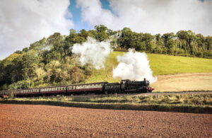 9351 on the West Somerset Railway