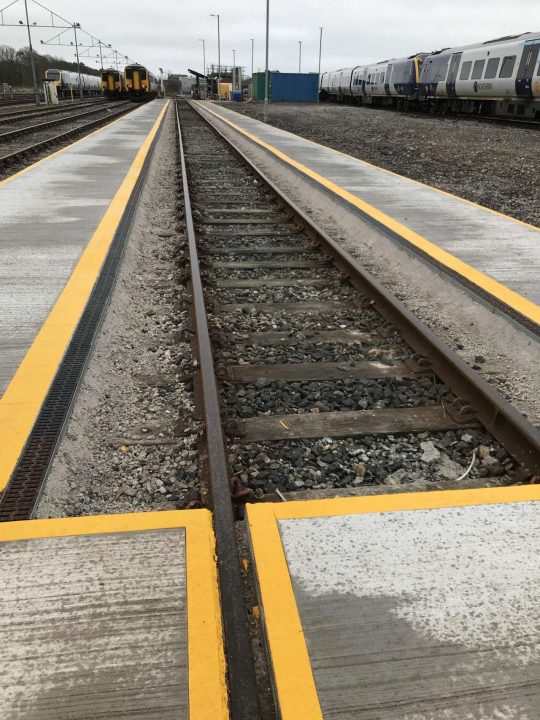 Barrow station before platform upgrade