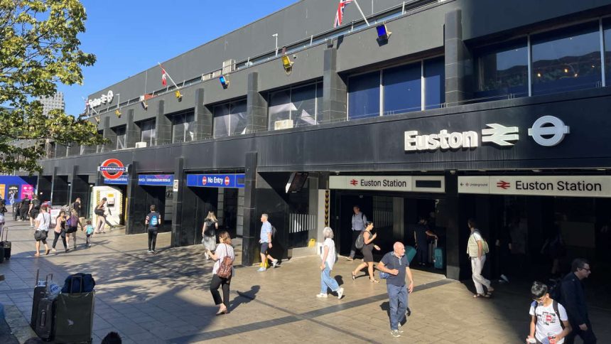 London Euston station closed tomorrow due to train drivers strike