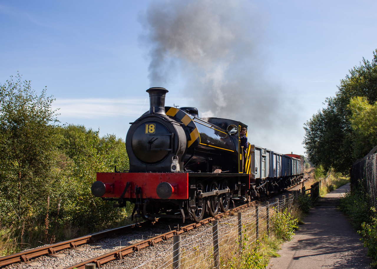 Hunslet Works No 1873 ‘Jessie’ at Pontypool & Blaeanvon Railway