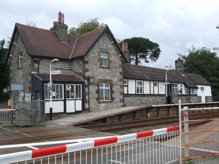 Kents Bank station before platform upgrade