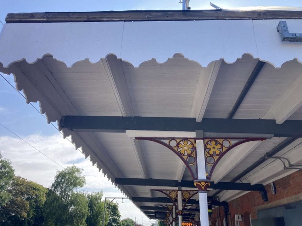 New dagger boards to the station canopy and fresh paintwork in heritage colours.